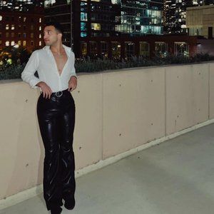 ARITZIA Wilfred The Melina Size 8 Vegan Leather Pants